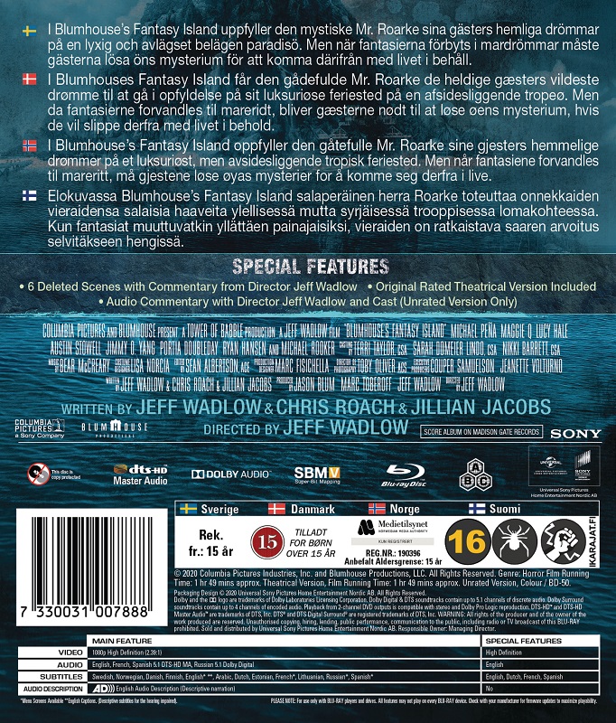 Fantasy Island Blu-ray (Unrated Edition)