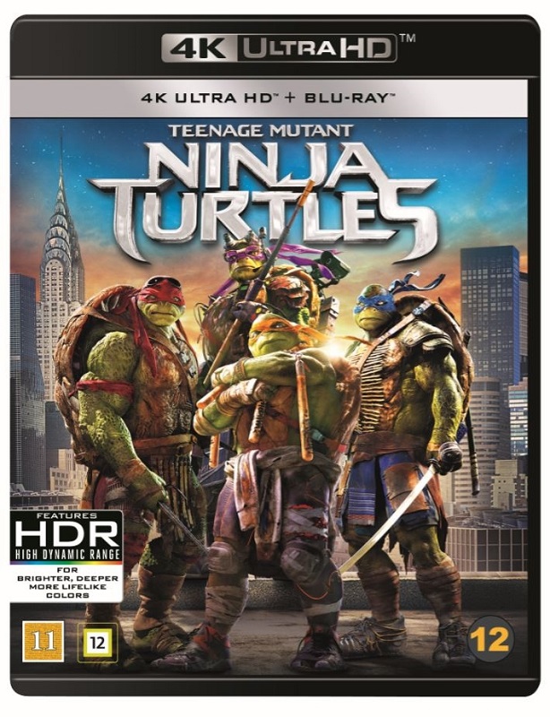 Teenage Mutant Ninja Turtles 4k UHD Blu-ray. Atmos Digital code